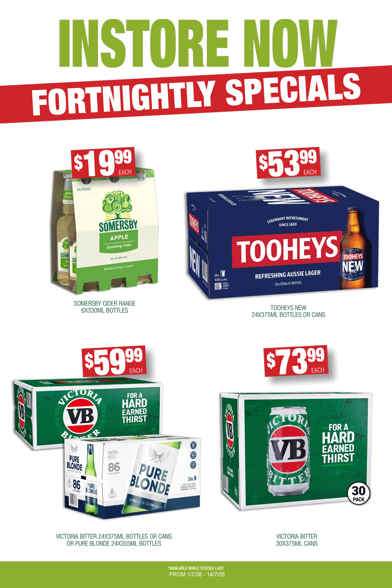 July Bottle Shop Specials West Ryde